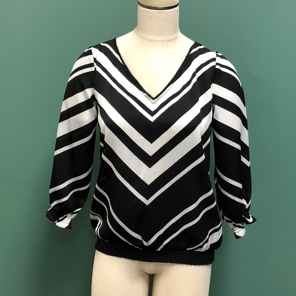 White House Black Market  Black White New with Tags ShirtShirt